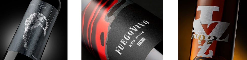 Wine label design with strong color contrast is more prone to attract consumers’ attention